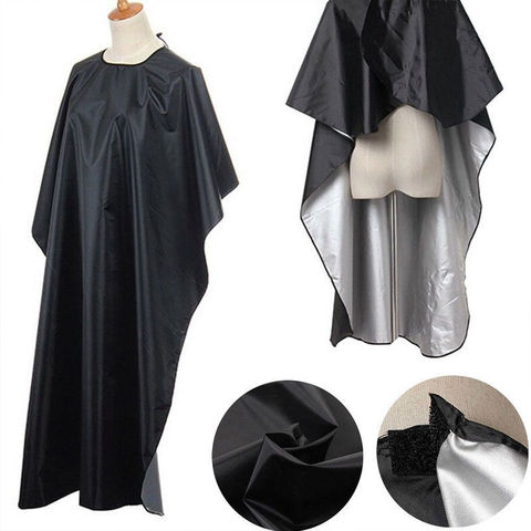 New Hair Cutting Cape Pro Salon Hairdressing Hairdresser Cloth Gown Barber Black Waterproof ► Photo 1/6