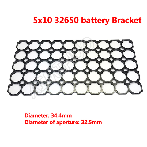 32650 5x10 Battery Holder Bracket Cell Safety Anti Vibration Plastic Holder Brackets for DIY 32650/32700 Lifepo4 Battery Pack ► Photo 1/6