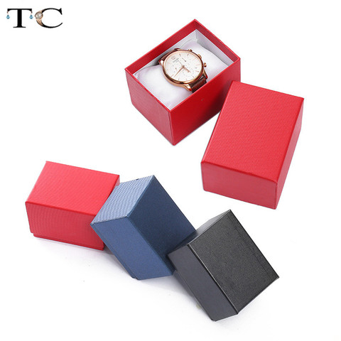 Watch Box Jewellry Store Accessories Watches Storage Box Jewelry Gift Wrap Packaging Boxes Bracelet Showcase3 Colors ► Photo 1/5
