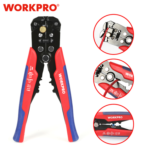 WORKPRO Crimper Cable Cutter Automatic Wire Stripper Multifunctional Stripping Tools Crimping Pliers Terminal ► Photo 1/6