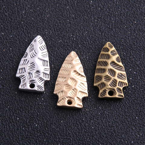 3pcs 16*28mm Metal Retro Trendy Arrowhead Charms Pendant Vintage Arrow Charms DIY Jewelry Making Arrow Charms ► Photo 1/5