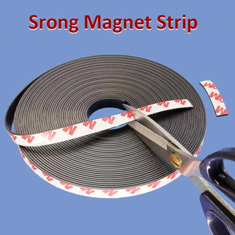 Adhesive Magnetic Magnet Strip  10 Mm Adhesive Rubber Strip