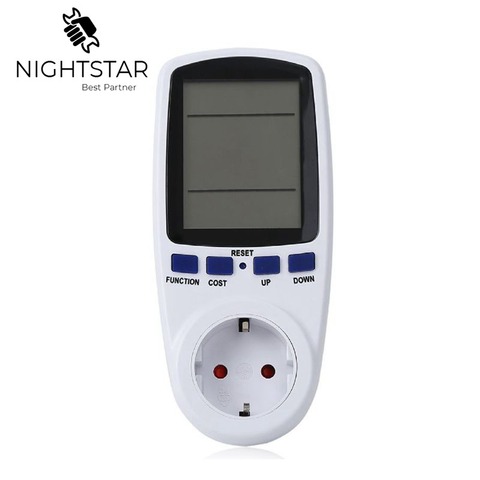 Digital Voltage Wattmeter Power Analyzer Electronic Power Meter Energy Meter Automatic Kwh Power Switch EU Socket ► Photo 1/4