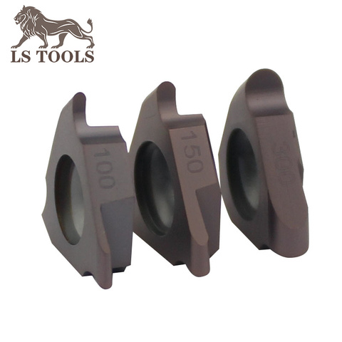 LS TOOLS Lathe turning tools carbide inserts triangle cutting inserts blade TGF32R round edge grooving 0.5mm 1mm 1.5mm 2mm 3mm ► Photo 1/6