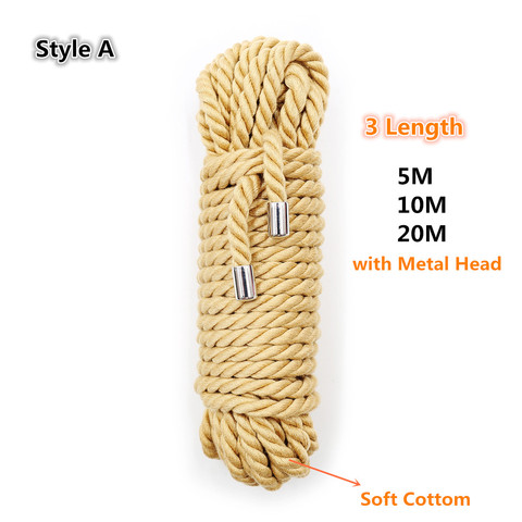 Exotic Shibari Accessory of Handcuffs Bondage Rope for Men Women Fetish Bdsm Slave Role Play Binder Restraint Touch Tie Up Fun ► Photo 1/6