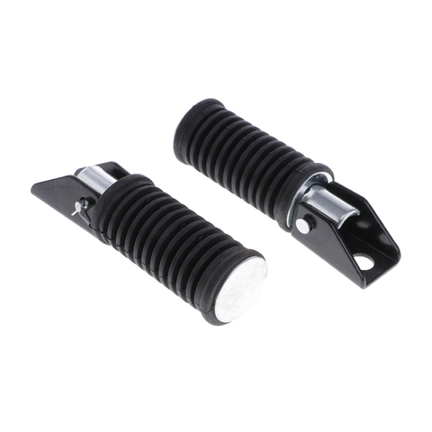 2 Pieces 12cm Rubber Motorcycle Foot Rests Pedals Footpegs for Suzuki GS125 GN125 Black ► Photo 1/6