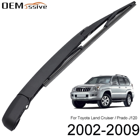 Rear Windshield Wiper Blade Arm Kit Set For Toyota Prado J120 Land Cruiser J120 2002 2003 2004 2005 2006 2007 2008 2009 ► Photo 1/6