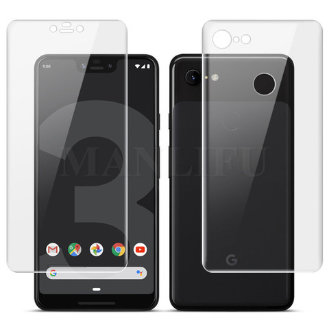 6D Soft Hydrogel Silicone TPU Film For Google Pixel 2XL 4 3 XL Screen Protector Protective Hydrogel Film For Google Pixel 2 4a ► Photo 1/6