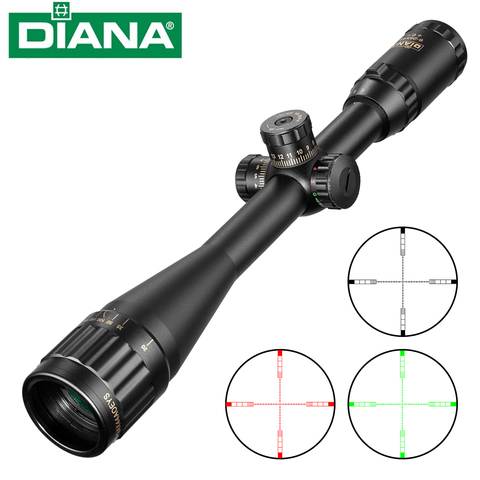 6-24X44 Tactical Optic Cross Sight Green Red Illuminated Riflescope Hunting Rifle Scope Sniper Airsoft Air Guns ► Photo 1/6