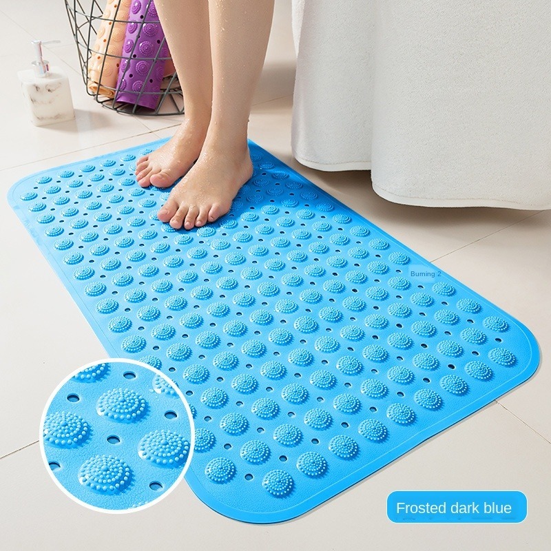 2022 bathroom non-slip mat PVC tasteless massage bathroom non-slip mat carpet with suction cup floor mat Shower Mat ► Photo 1/6