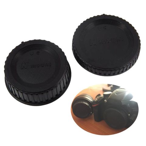 F Mount Rear Lens Cap Cover + Camera Front Body Cap For Nikon F DSLR and AI Lens Replace BF-1B LF-4 ► Photo 1/6