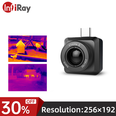 InfiRay T2-Search Thermal Imaging Camera Outdoor Night Vision Infrared Thermal Imager Phone Camera 256×192 Resolution Type C ► Photo 1/6