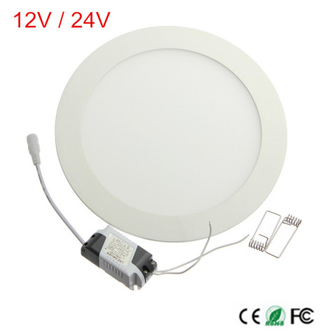 AC/DC 12V 24V led downlight 3W 4W 6W 9W 12W 15W 25W Recessed Ceiling Panel Indoor Spot Down Light 12V 24V + Driver ► Photo 1/6