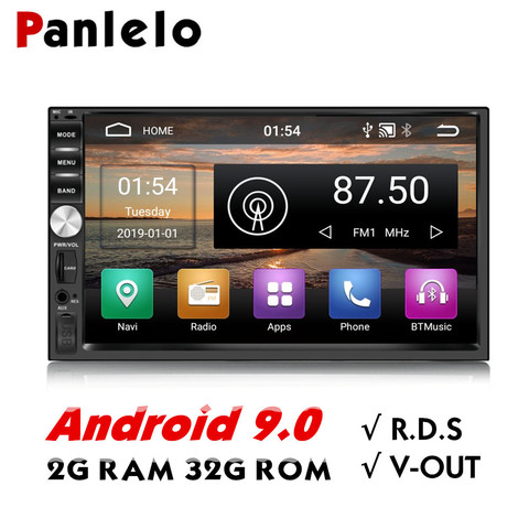 Panlelo S1/S1Plus 2 Din Android 2G RAM 32G ROM 7 inch 1080P GPS Radio 2din Android Multimedia For Lada Vesta Chevrolet Cruze ► Photo 1/6