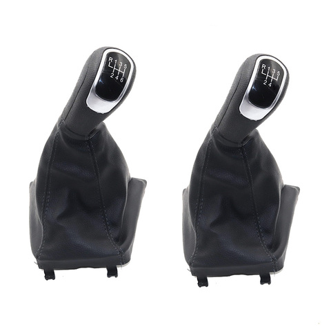 5/6 Speed Manual Car Gear Shift Knob Gaiter Boot Cover For Skoda Superb II (08-12) / Yeti (09-12) ► Photo 1/5