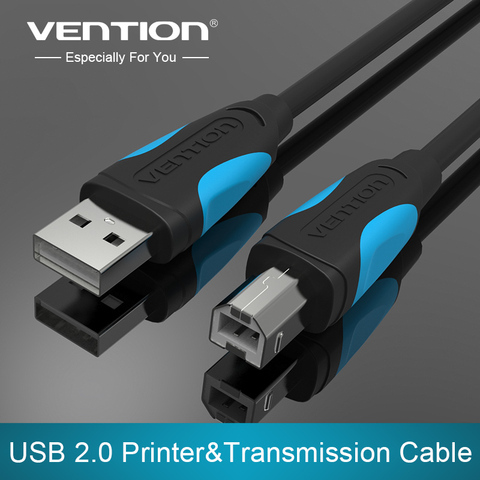 Vention USB Printer Cable USB Type B Male to A Male USB 2.0 Cable for Canon Epson HP ZJiang Label Printer DAC USB Printer ► Photo 1/6