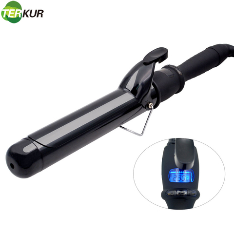 Curling Iron with Tourmaline Ceramic Coating Hair Curling Wand with Anti-scalding Insulated Tip Hair Salon Curler Waver Maker ► Photo 1/6