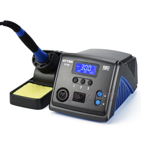 ATTEN 80W intelligent standby anti-static lead-free soldering station ST-80 temperature lock 900M soldering iron head ► Photo 1/6