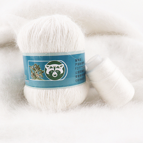 Drop Shipping 50+20g/set Long Plush Mink Cashmere Yarn Fine Quality Hand-Knitting Thread For Woman Cardigan Scarf Suitable пряжа ► Photo 1/6