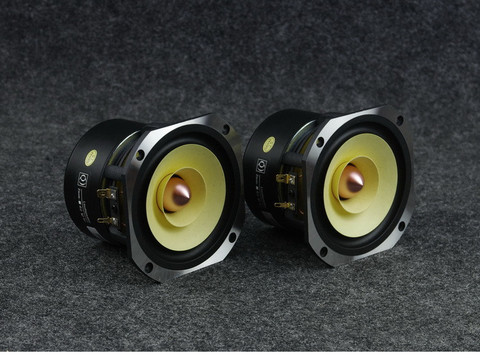 HIFI 2pcs 4 inch fever full range speaker full-tone speaker cast aluminum frame high pitch delicate midrange ► Photo 1/6