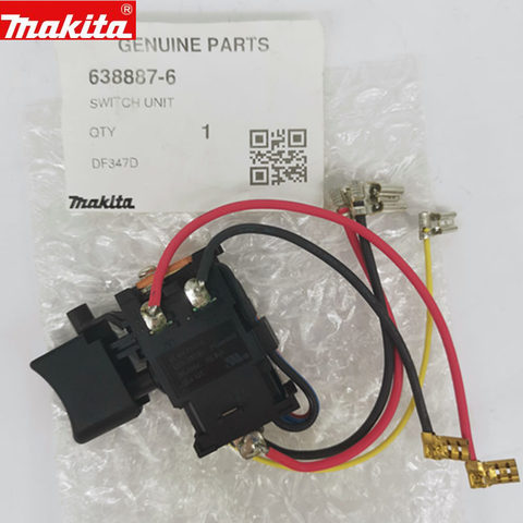 Makita 638887-6 Switch For HP457D DF457DWE DF457D HP347D DF347D HP457 DF347DWE ► Photo 1/5