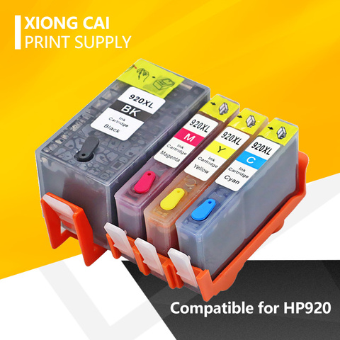 For HP 920 refillable full ink cartridges With Chip compatible for For HP OfficeJet7500A 7000 6000W 6500A 6000 6500 Printer ► Photo 1/6