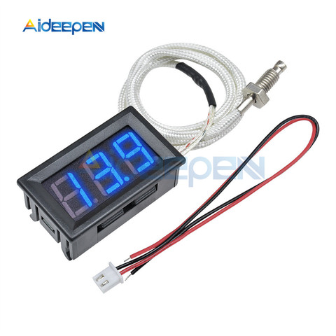 XH-B310 DC 12V LED Digital Display K-Type Thermometer Temperature Meter M6 Thread/Stick Thermocouple Tester -30~800C Thermograph ► Photo 1/6