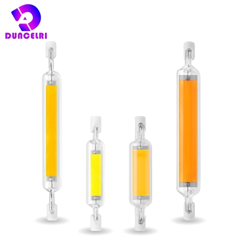 R7S LED Bulb 78mm 118mm 5W 8W 10W 20W R7S Spotlight 220V COB Lamp Glass Tube Replace 30W 50W 100W Halogen Light ► Photo 1/6