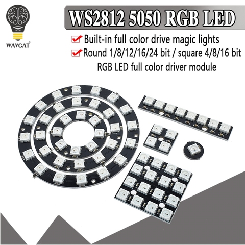 4 x WS2812B 5050 Digital Addressable RGB LED Stick, Pack of 5