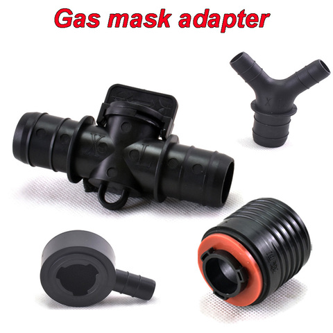 Practical Respirator gas mask adapter Compact design Improve the efficiency of using gas masks Buckle and filter connector ► Photo 1/5