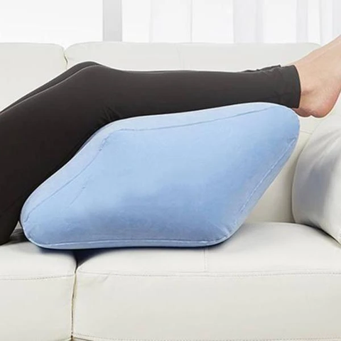 1pcs Portable Inflatable Elevation Wedge Leg Foot Pillow For Sleeping Knee Support Cushion Between The Legs With Inflator Pump ► Photo 1/6
