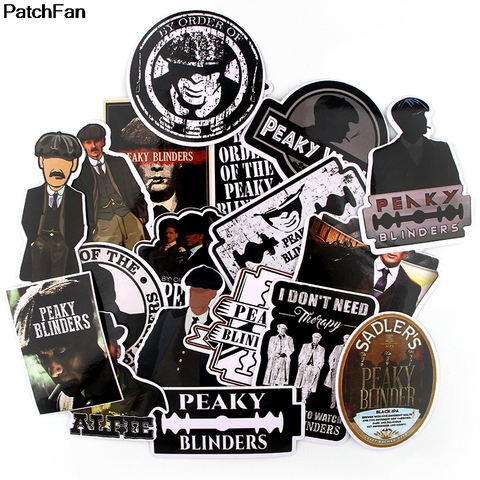 Patchfan 18pcs peaky blinders movie punk Sticker for DIY phone Luggage Laptop Motorcycle Phone Waterproof Sticker A2630 ► Photo 1/6