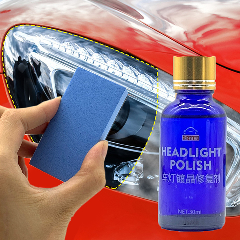 News 30ML Car Headlight Repair Coating Solution Repair Kit Oxidation Rearview Coating Headlight Polishing Anti-scratch Liquid ► Photo 1/6