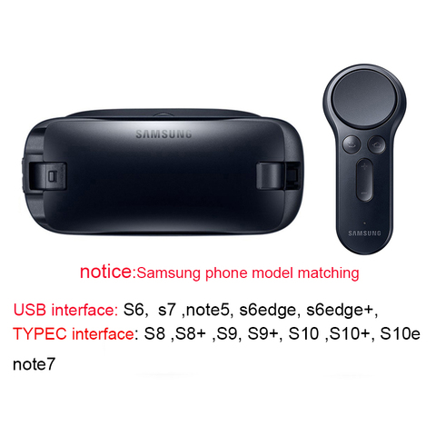 Gear VR 4.0 R323 Virtual Reality Glasses Support Samsung Galaxy S9 S9Plus S8 S8+ S6 S6 Edge S7 S7 Edge Gear Remote Controller ► Photo 1/5