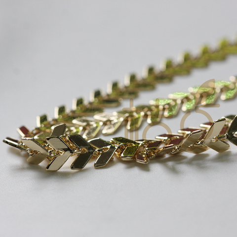 Solid Brass Chain-Arrow 5.9x5.5mm (3371C) ► Photo 1/6