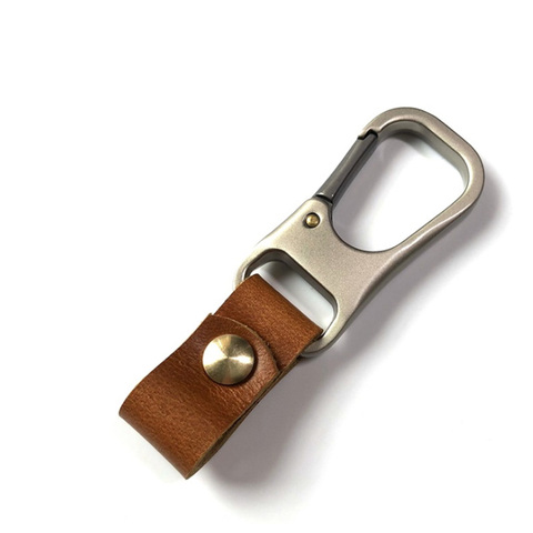 Handmade Genuine Leather Key Smart Wallet DIY Car Keychain EDC Pocket Key Holder Keys Organizer Brand Quality Charms Keychain ► Photo 1/1
