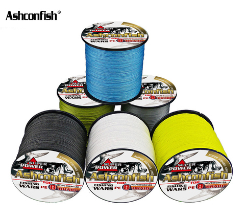 super 100M 300LB fishing cord  8 strands braided line 1.0mm strong pe materiel sea fishing equipment of braided line wires ► Photo 1/6