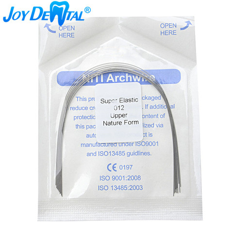 10pcs/Pack Dental Arch Wires Ni-Ti Natural Form Round For Dentists Dentistry Orthodontic Treatment 0.012 Upper-0.020 Lower ► Photo 1/6