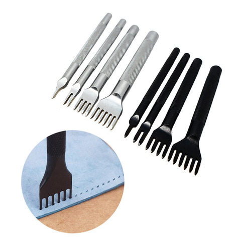 Leather Craft Punching Tool 1/2/4/6 Prong Hole Row Cut Stitched Hole Spacing Drilling DIY Leather Craft Tool ► Photo 1/6