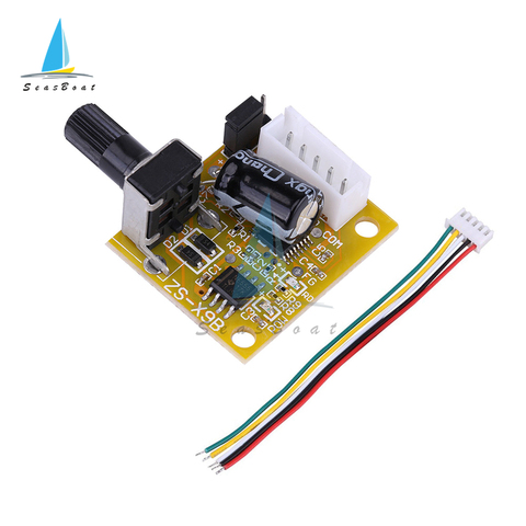 DC 5V-12V 2A 15W Three-phase Brushless Motor Speed Controller No Hall BLDC Driver Board Module ► Photo 1/6