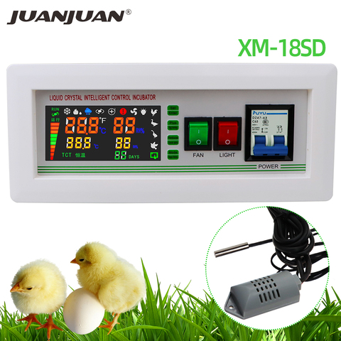 XM-18SD Egg Incubator Digital Automatic Thermostat Controller Mini egg incubator control system Hatchery Machine for Goose 50%OF ► Photo 1/6