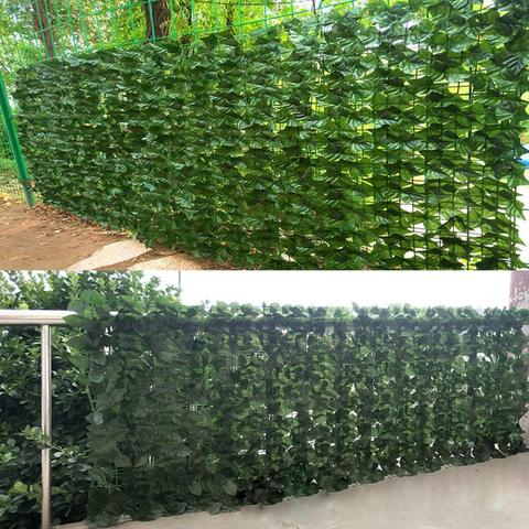 3m/1m Garden Expanding Fence Home Wall Decoration Artificial Privacy Screening Roll Garden Artificial Hedge Fence Wall Balcony ► Photo 1/6