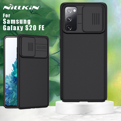 NILLKIN Camera Protection Case for Samsung Galaxy S20 FE case Slide Protect Cover CamShield Back cover Global Version cases ► Photo 1/6