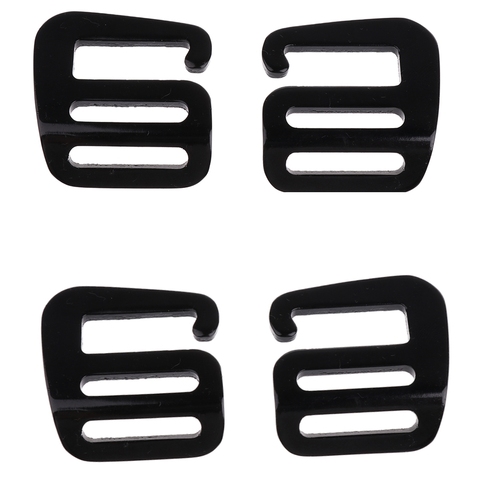 4 Pieces 1 Inch / 25mm G Hook Webbing Side Release Buckle for Backpack Strap Black ► Photo 1/6