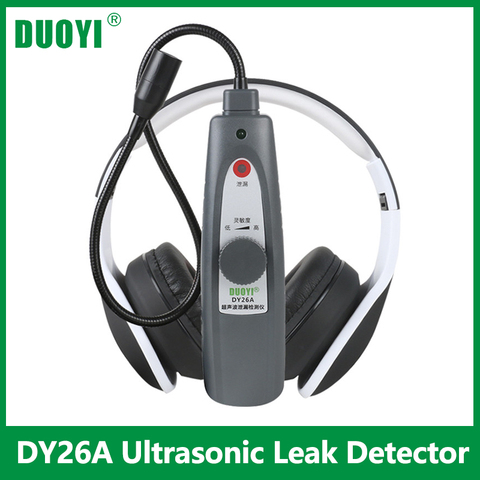 DUOYI DY26A Ultrasonic Leak Detector Tool  Transmitter Sealing Flaw Stethoscope Gas Water Leak Pressure Vacuum Probes Location ► Photo 1/6