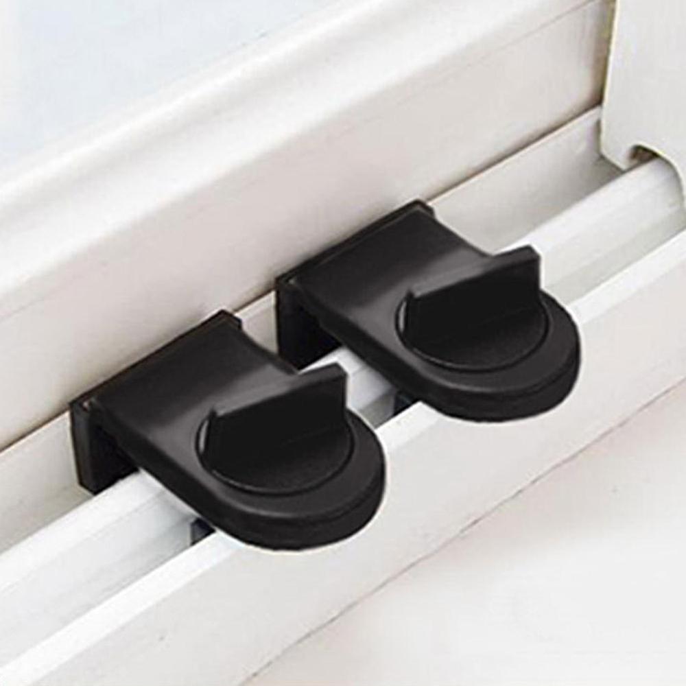 Sliding Sash Stopper Cabinet Locks Straps Doors Security Anti-theft Lock  Window Sliding Door Baby Kids Child Safety Doors Lock