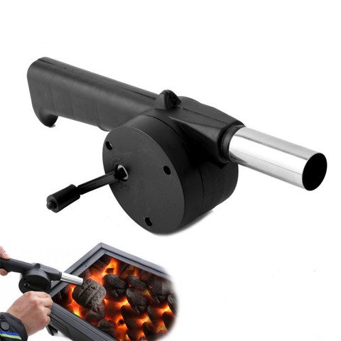 Outdoor Barbecue Fan Hand-cranked Air Blower Portable BBQ Grill Fire Bellows Tools Picnic Camping Accessories ► Photo 1/6