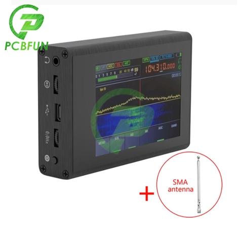 50KHz-200MHz Malachite SDR Radio Malahit DSP 3.5 Inch Touch Screen DSP SDR HAM Transceiver Receiver with Antenna Speaker Battery ► Photo 1/6