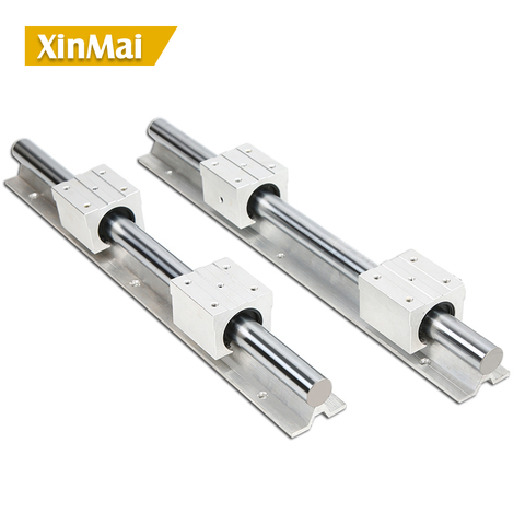 2 sets SBR 12mm linear rail 300mm length with 4 pcs linear guide unit SBR12UU ► Photo 1/4