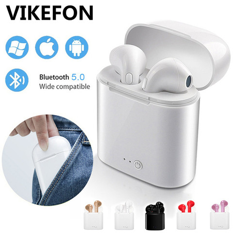 i7s TWS Wireless Headphone Bluetooth 5.0 Earphones Sports Earbuds Headset With Mic Charging Box For iPhone Xiaomi Lg &All Phones ► Photo 1/6